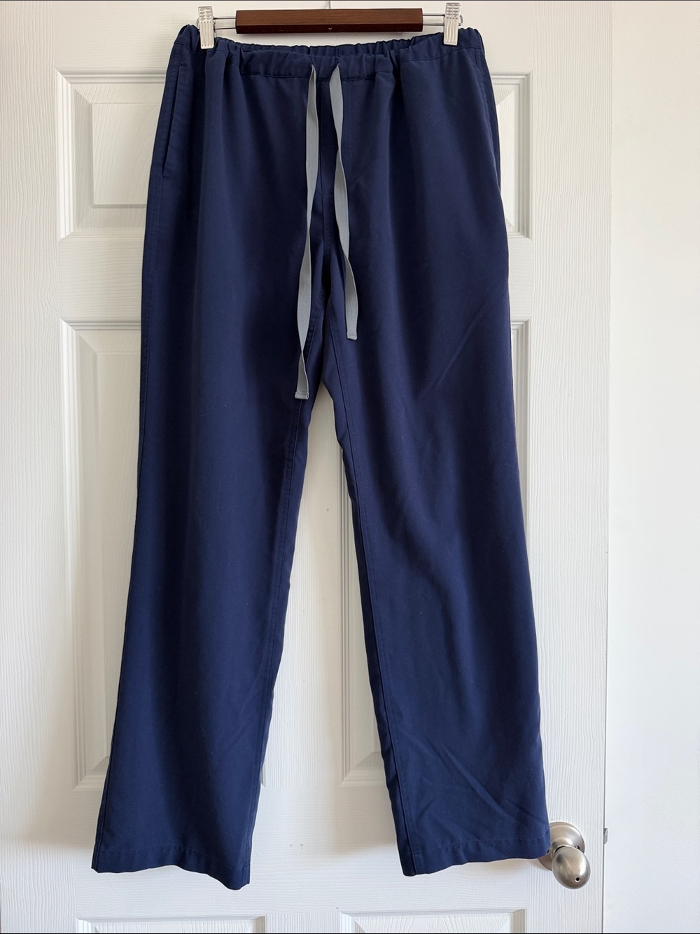 FIGS Pisco Straight Leg Scrub Pants Men’s Small Navy FM4500 Medical Uniform